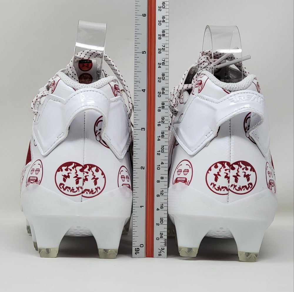 Adidas Freak 22 Big Mood DSG SM Football Cleats Men's Sz Multi White Red GZ6901 - Picture 6 of 11